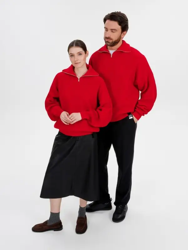 Джемпер Siluetti Birne, красный, размер S/M Джемпер Siluetti Birne, красный, размер S/M