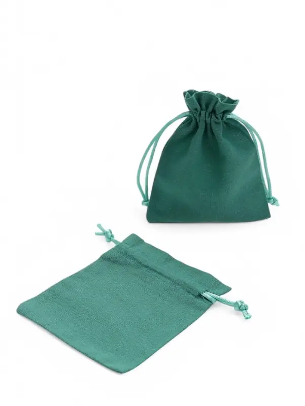 Мешочек подарочный «Хлопок», 10×12 см, тиффани Мешочек подарочный «Хлопок», 10×12 см, тиффани