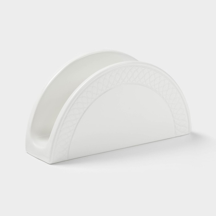 Салфетница фарфоровая Magistro Argos, 13,2&times;4,5&times;7 см, цвет белый