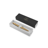 Ручка шариковая Parker Jotter Monochrome XL SE20 Gold GT М 1.0 мм, корпус из нержавеющей стали, синие чернила