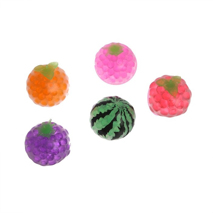 Антистресс сквиш мялка «Фруктики», с гидрогелем, цвета МИКС, в шоубоксе Антистресс сквиш мялка «Фруктики», с гидрогелем, цвета МИКС, в шоубоксе