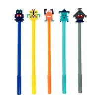 Ручка-прикол «Пиксели», гелевая, МИКС