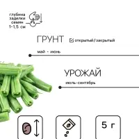 Семена Фасоль &laquo;Бриллиант&raquo;, 5 г, &laquo;Семена Алтая&raquo;