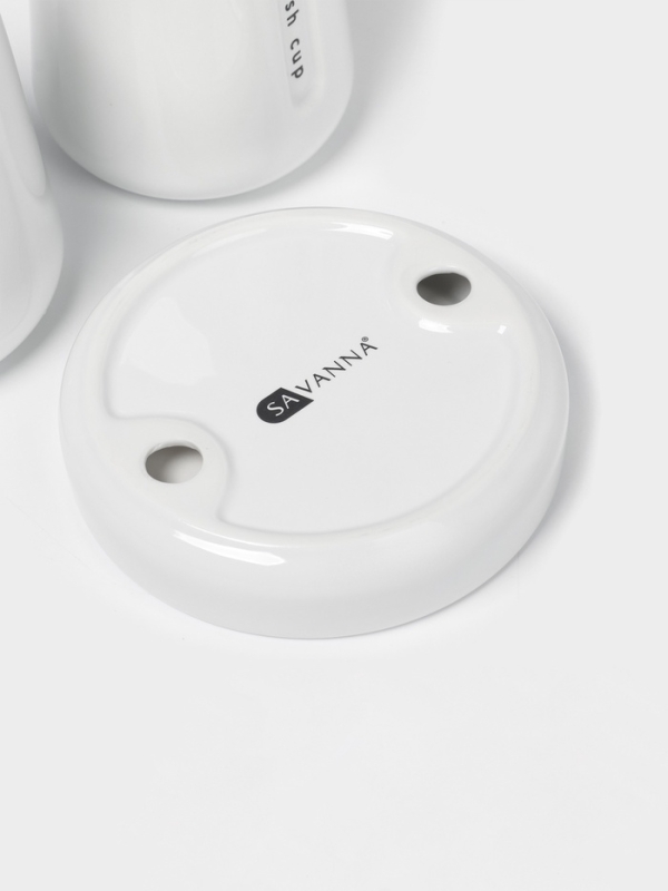 Набор для ванной Набор для ванной "Мини" 3 предмета (дозатор для мыла, стакан, мыльница)