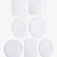 Набор заплаток для одежды, термоклеевые, 7 шт., белый