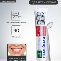 Зубная паста &laquo;Весна&raquo;, антибактериальная, для всей семьи, 90 г