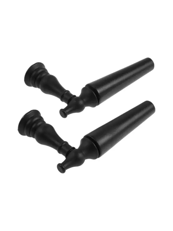 Крючок - держатель для штор CAPPIO KS053, алюминий, черный, 2 шт.