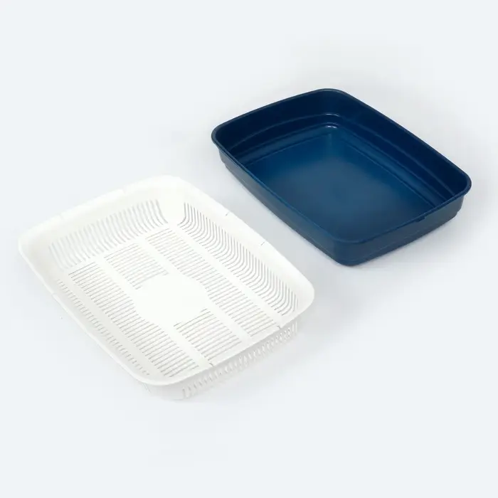 Лоток большой с сеткой Atlantis &laquo;Стандарт&raquo;, 42&times;31&times;10 см, синий
