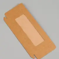 Коробка под плитку шоколада, крафт, с окном 17.1&times;8&times;1.4 см