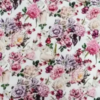 Бумага упаковочная глянцевая двусторонняя «Букет», 100×70 см Бумага упаковочная глянцевая двусторонняя «Букет», 100×70 см