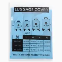 Чехол для чемодана &laquo;Самолеты&raquo;, 24", голубой