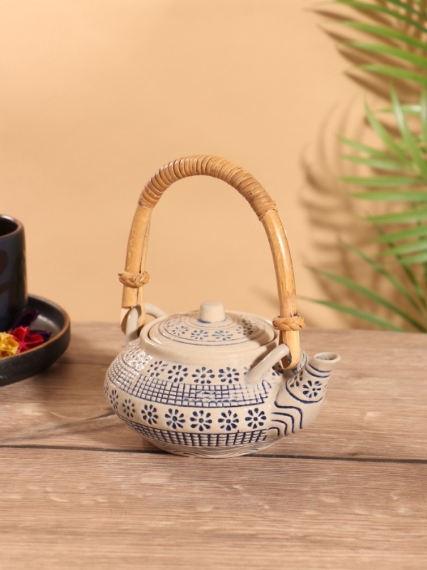 Набор для чаепития «Айша» керамический, чайничек + 2 пиалы