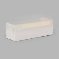 Коробка с прозрачной крышкой "под рулет 30*11*10 см
