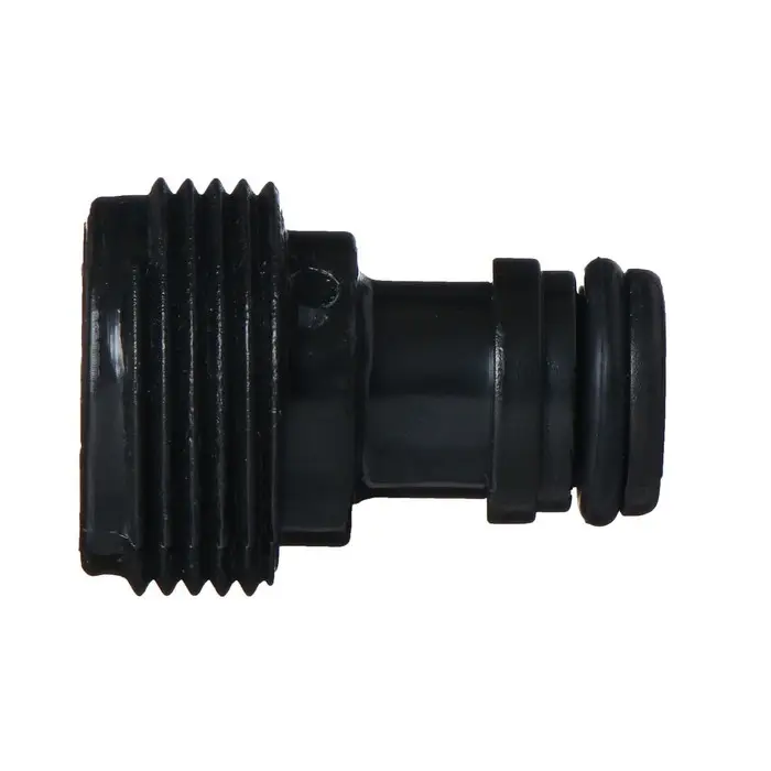 Штуцер, наружная резьба 3/4 Штуцер, наружная резьба 3/4", быстросъёмное соединение, пластик, Greengo