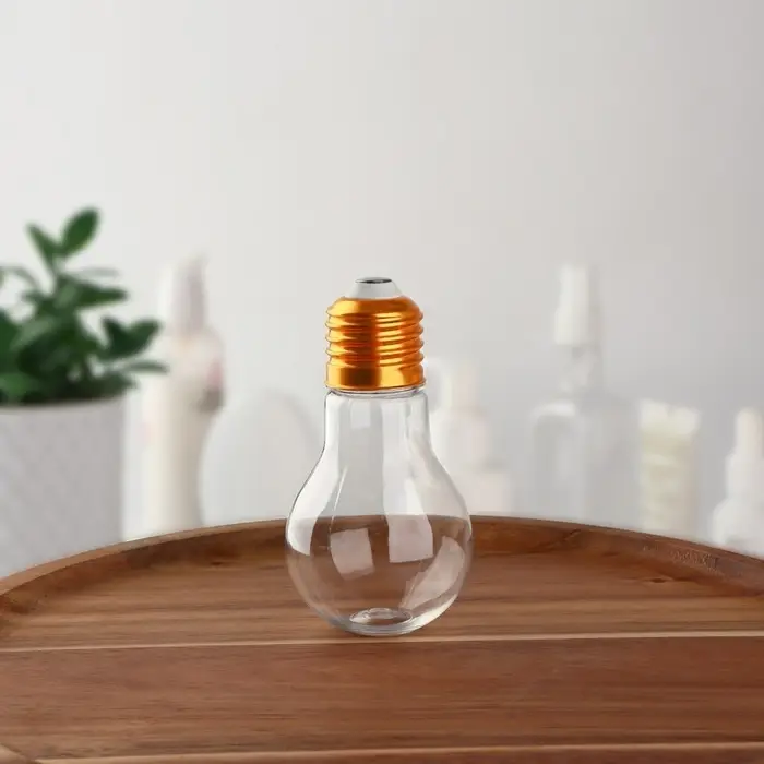 Бутылочка для хранения «Лампа», 80 мл, цвет золотой Бутылочка для хранения «Лампа», 80 мл, цвет золотой