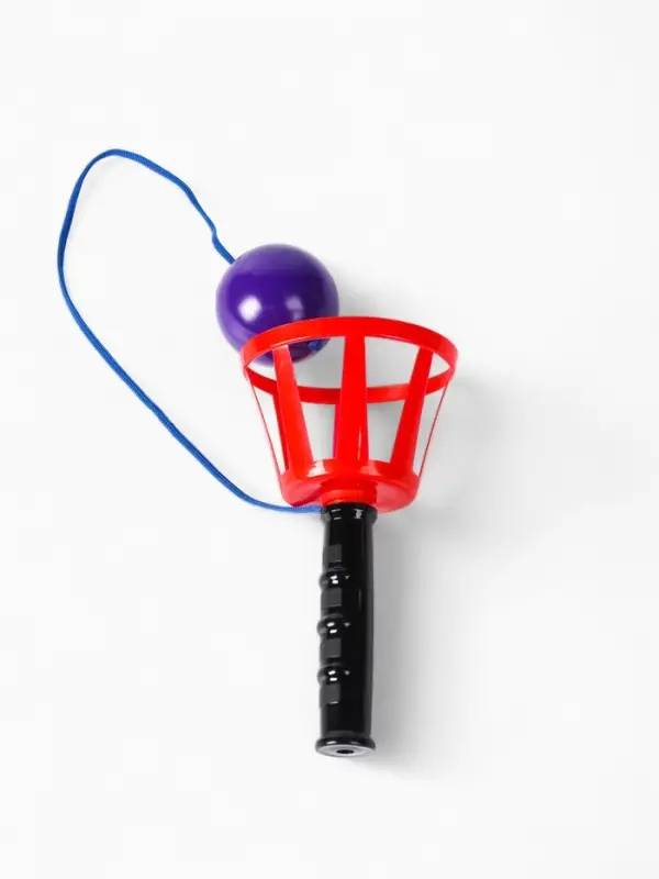 Игра &laquo;Поймай мяч&raquo;, корзинка d=10.5 см, мячик d=7.5 см 2 шт. (набор), МИКС