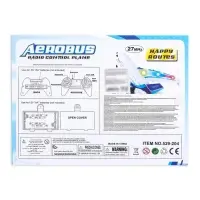 Самолёт радиоуправляемый &laquo;Авиалиния&raquo;, работает от батареек, МИКС