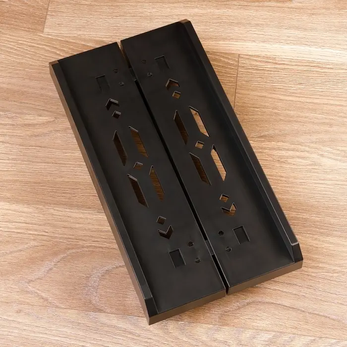 Подставка под системный блок, на колёсиках, 200(300)&times;450 мм, цвет чёрный