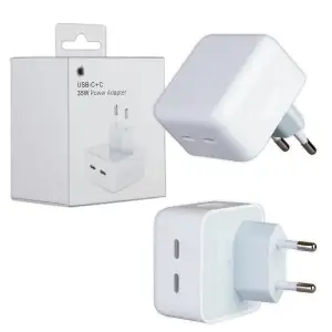 Переходник СЗУ на 2 Type-C 35W