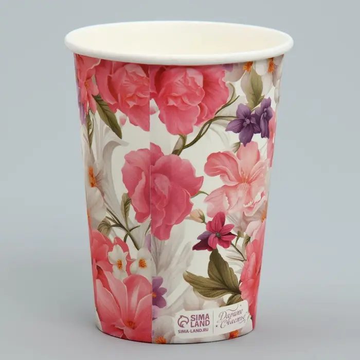 Стакан для цветов «Цветы яркие», 350 мл Стакан для цветов «Цветы яркие», 350 мл