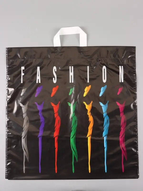 Пакет "Фэшн NEW", полиэтиленовый с петлевой ручкой, 55 х 55 + 4 см, 60 мкм