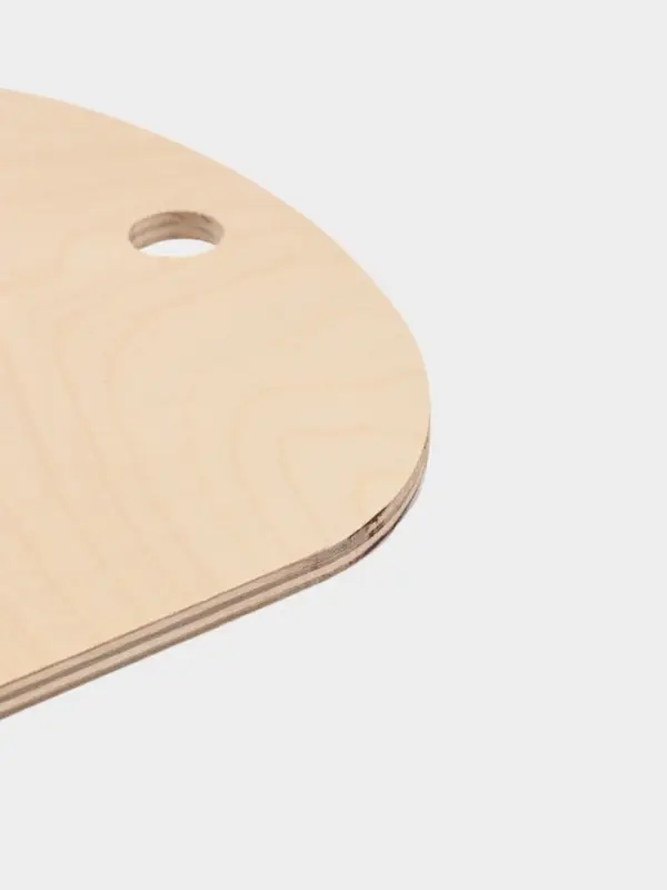 Доска разделочная сувенирная Дарим Красиво «Символ года. Любви и верности!», дерево, 27.5×19.5×0.5 см, разноцветная