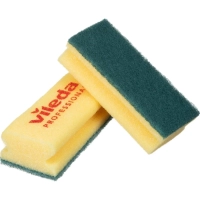 Губки абразивная Vileda Professional средней жесткости, 7,10шт. 101404