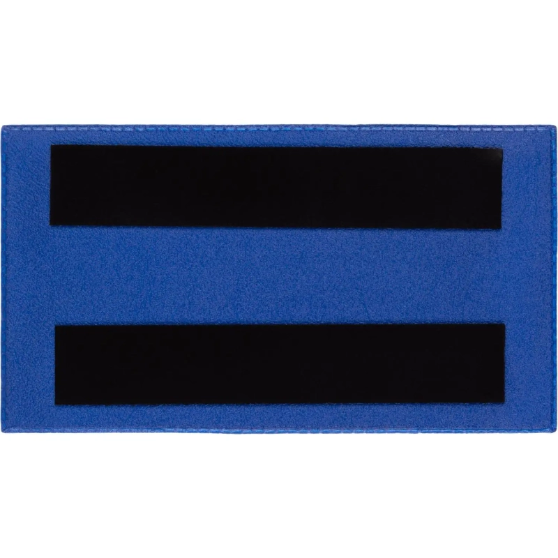 Карман для маркировки магнитный синий 113x53 мм горизонатльный (10шт/уп)