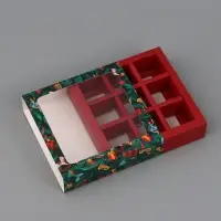 Коробка подарочная для 9 конфет &laquo;Игрушки&raquo; 14.5&times;14.5&times;3.5 см