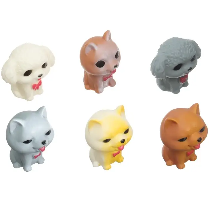 Резиновые игрушки для ванны Крошка Я «Собачки», с пищалкой, в наборе 6 шт. Резиновые игрушки для ванны Крошка Я «Собачки», с пищалкой, в наборе 6 шт.