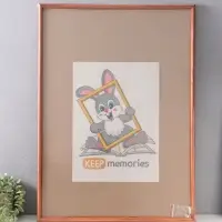 Фоторамка дерево 50х70 см, орех №1 (пластиковый экран)