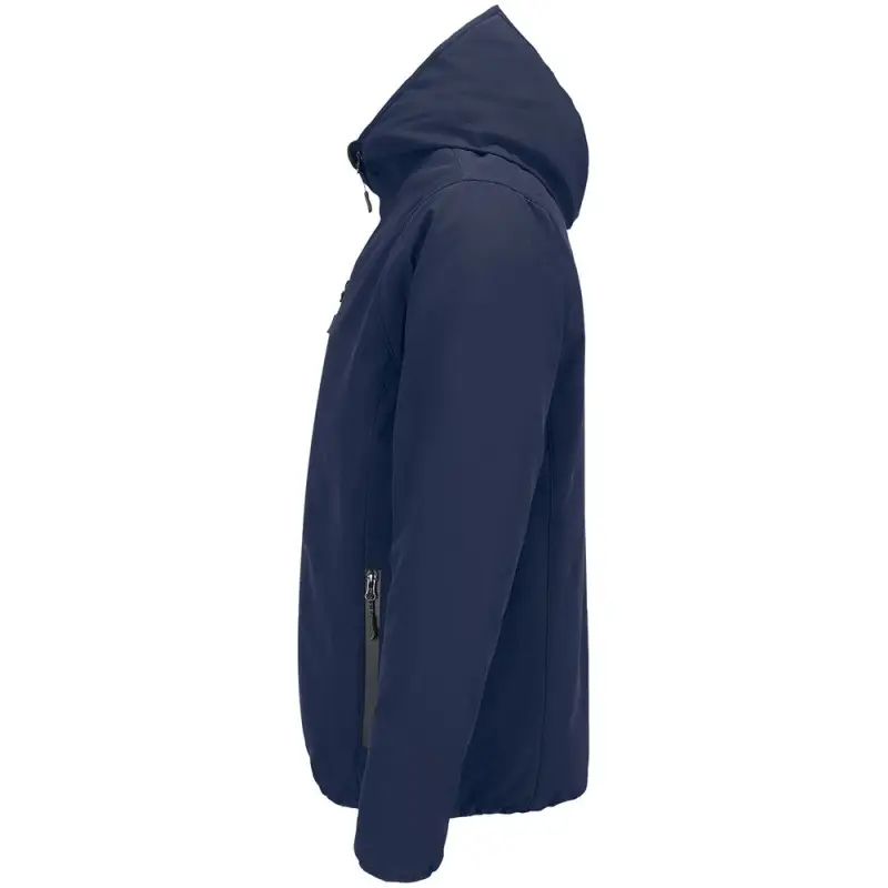 Куртка софтшелл с капюшоном мужская Falcon Men, синяя, размер S Куртка софтшелл с капюшоном мужская Falcon Men, синяя, размер S