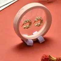 Подставка для украшений &laquo;QF. Круг&raquo;, 11.5&times;11.5&times;4.5 см, розовая