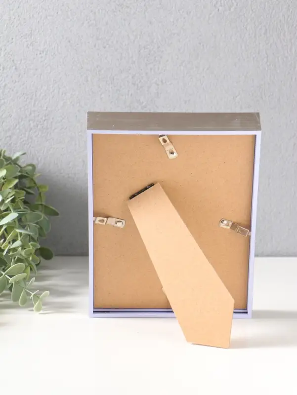 Фоторамка пластик 15х20 см "Ламберто" серебро с белым 21х16х3,5 см