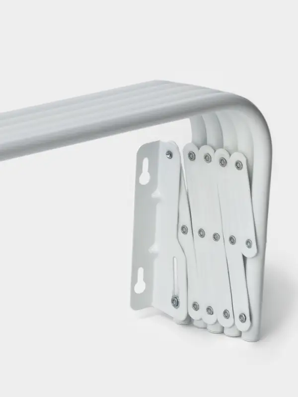 Сушилка для белья настенная, 90 см, белая