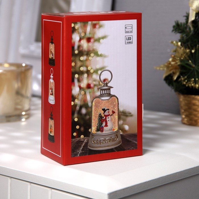 Светодиодная фигура «Снеговик» 8 × 13.5 × 4 см, пластик, батарейки АААх2 (не в комплекте), свечение тёплое белое Светодиодная фигура «Снеговик» 8 × 13.5 × 4 см, пластик, батарейки АААх2 (не в комплекте), свечение тёплое белое