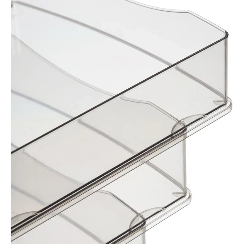 Лоток горизонтальный Attache 4шт/уп прозрачный тонированный тд_у