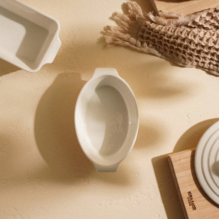 Форма для выпечки из жаропрочной керамики SL Home «Санторини», 300 мл, 16×9,7×4,5 см, цвет белый Форма для выпечки из жаропрочной керамики SL Home «Санторини», 300 мл, 16×9,7×4,5 см, цвет белый