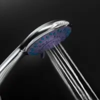 Душевая лейка ZEIN Z403, пластик, 4 режима, цвет хром