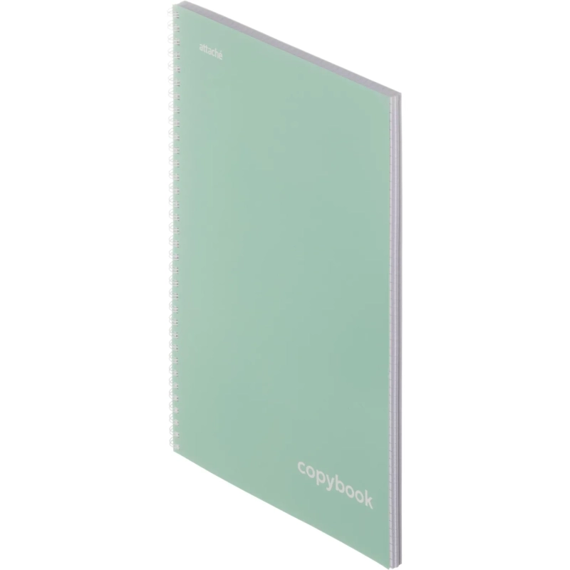 Бизнес-тетрадь Attache Акварель гребень картон А4 96 л,бирюза