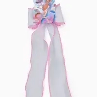 Бант для волос на заколке розовый, Винкс