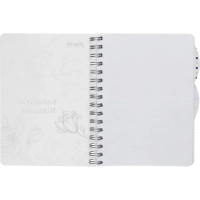 Бизнес-тетрадь А5,140л,кл,спир,плас Attache Selection Flower DreamsBlossom
