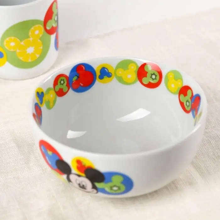 Подарочный набор посуды керамической: 2 предмета: тарелка, кружка &laquo;Микки&raquo;, Микки Маус и его друзья