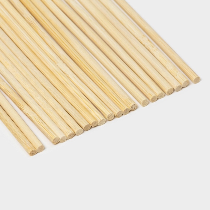 Палочки-дюбели для кондитерских изделий Доляна, 20 см, набор 18-20 шт, бамбук Палочки-дюбели для кондитерских изделий Доляна, 20 см, набор 18-20 шт, бамбук