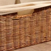 Корзинка прямоугольная с тканевым подкладом, 44×30×20 см, ротанг Корзинка прямоугольная с тканевым подкладом, 44×30×20 см, ротанг