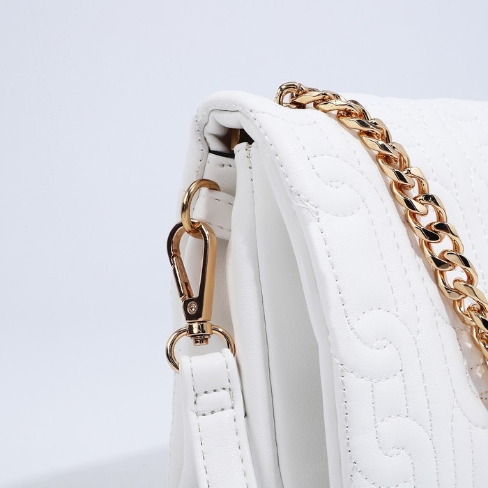 Сумка-мессенджер на магнитах, цвет белый Сумка-мессенджер на магнитах, цвет белый