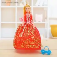 Кукла-модель «Милена» в пышном платье с аксессуарами, МИКС