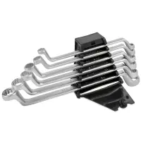 Набор ключей гаечных накидных изогнутых на держателе (8-19 мм) (6 предметов) AVS K2N6P