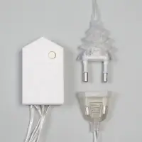 Гирлянда &laquo;Бахрома&raquo; 2.7&times;0.9 м с насадками &laquo;Месяц&raquo;, IP20, прозрачная нить, 138 LED, свечение мульти, 8 режимов, 220 В