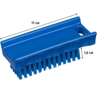 Щетка для рук и ногтей FBK полужесткая 110x45 мм синяя 15060-2